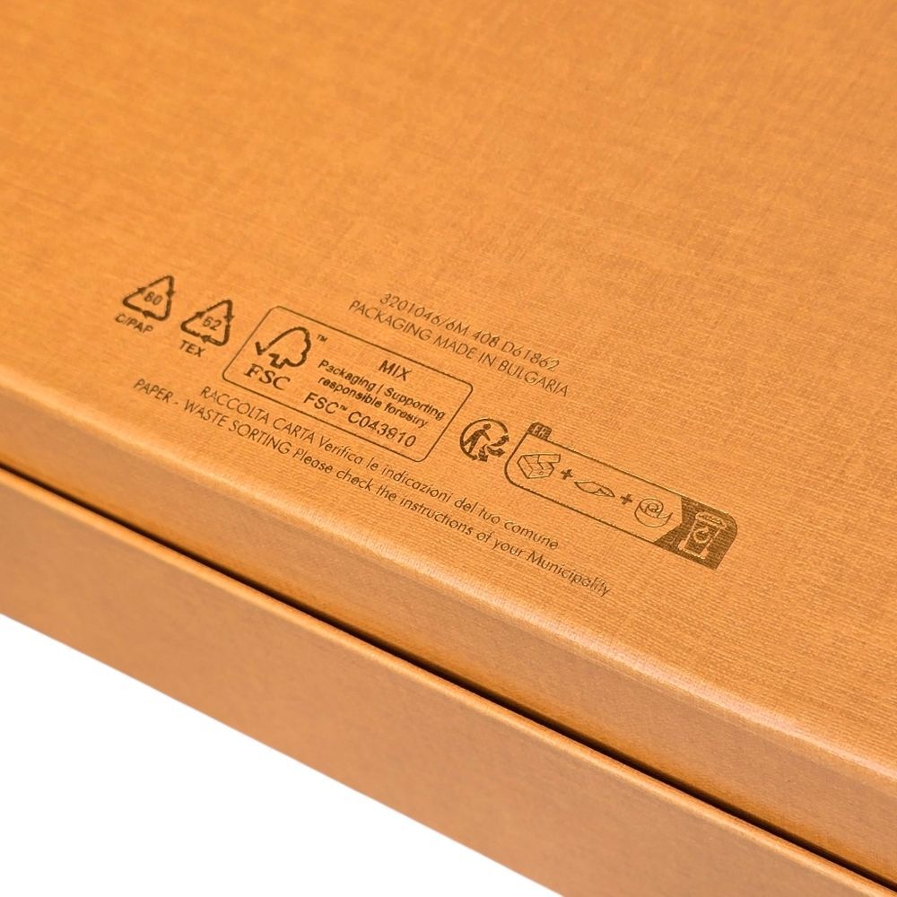 Authentic Louis Vuitton Luxury Orange Blue Empty Box 10.75"x 7.25"x3.125"  & Bag - Picture 4 of 15